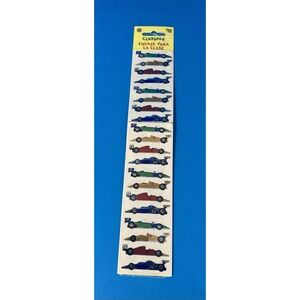 Vintage Sandylion Sealed 3 Sheets Prismatic Race Car Stickers Classpak